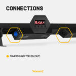 2x Beamz LCB244 Aluminium LED Light Bars – 24x4W – RGBW