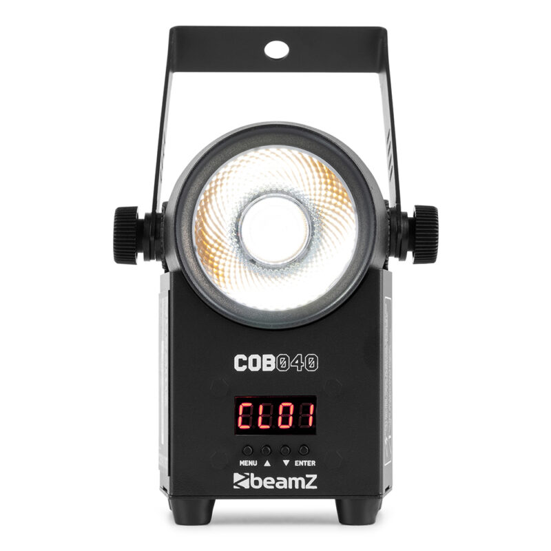 BeamZ COB040 COB LED Spot Light with DMX & Carry Bag – WW/CW
