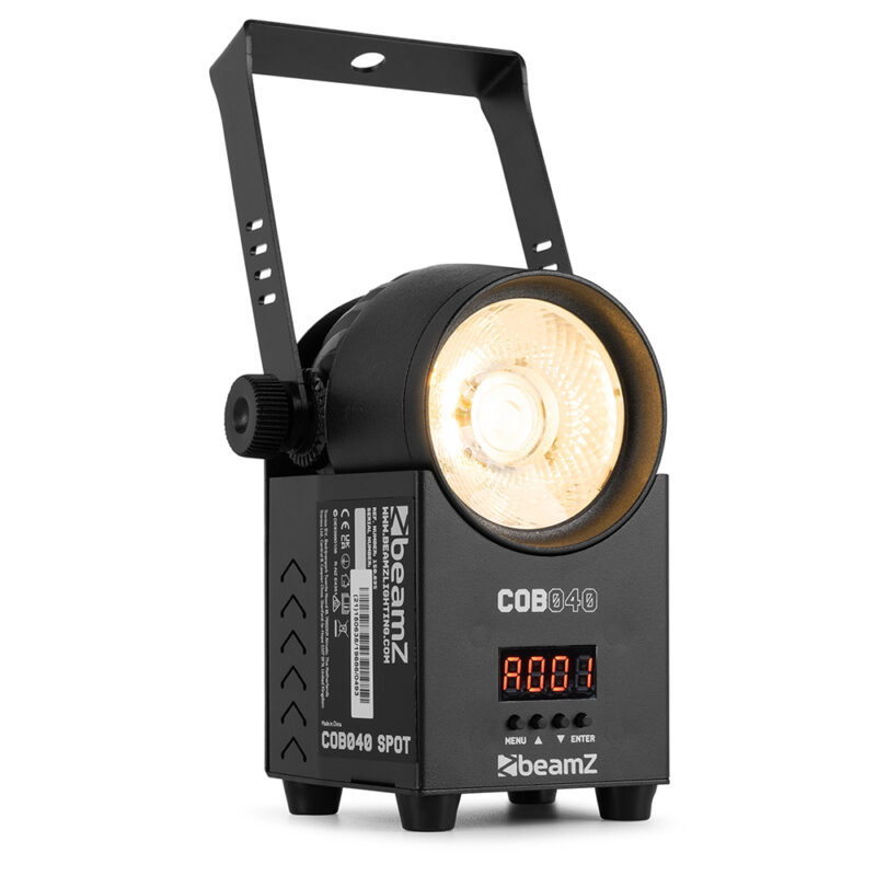 BeamZ COB040 COB LED Spot Light with DMX & Carry Bag – WW/CW