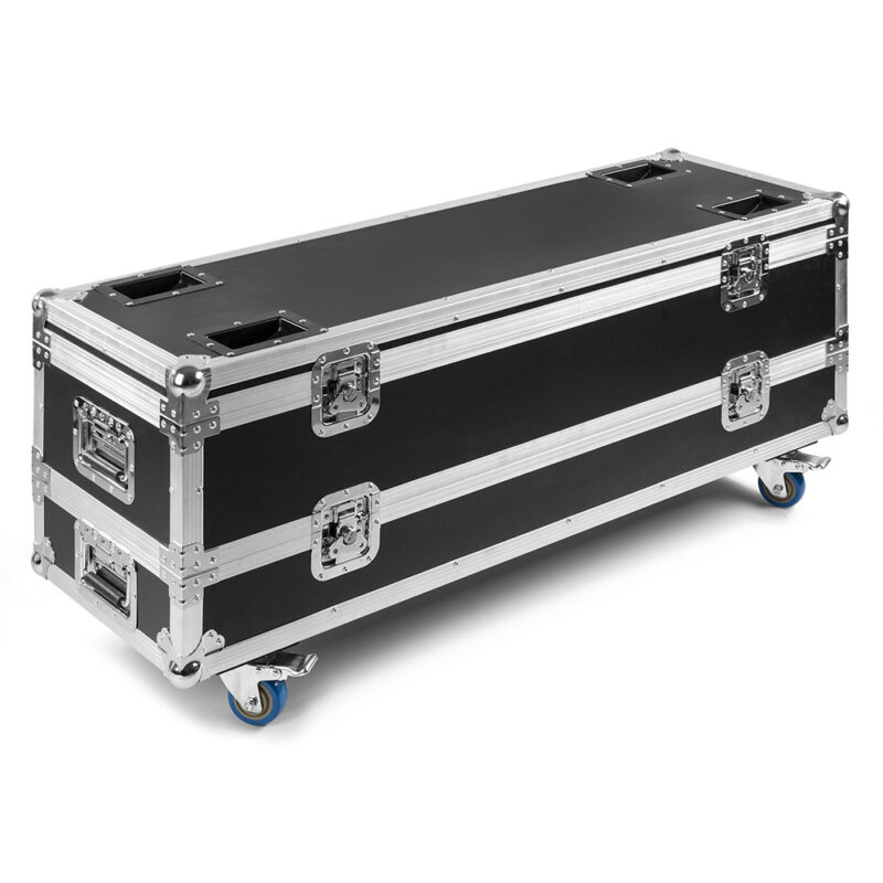 8x Beamz LCB14C Hybrid LED Light Bars with Pixel Control and Case