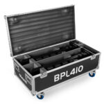 2x BeamZ BPL410W Battery Powered Event Mast Lights with Flight Case