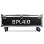 2x BeamZ BPL410W Battery Powered Event Mast Lights with Flight Case