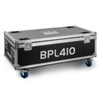 2x BeamZ BPL410W Battery Powered Event Mast Lights with Flight Case