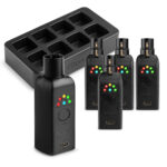 BeamZ EazyLink 3-Pin XLR Wireless DMX System with 3 Receivers & Dock