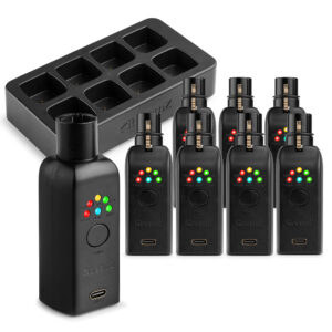 BeamZ EazyLink 3-Pin XLR Wireless DMX System with 7 Receivers & Dock BeamZ EazyLink 3-Pin XLR Wireless DMX System with 7 Receivers & Dock