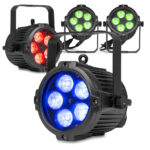 4x BeamZ BWA65 AluPar Weatherproof Outdoor LED Par Can Lights – IP65