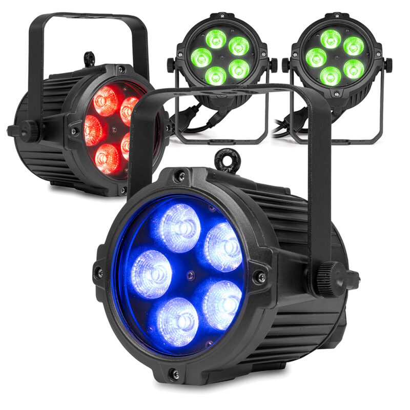 4x BeamZ BWA65 AluPar Weatherproof Outdoor LED Par Can Lights – IP65 4x BeamZ BWA65 AluPar Weatherproof Outdoor LED Par Can Lights – IP65