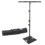 Vonyx DJ T-Bar Lighting Stand with Square Base – 2.6m 25kg
