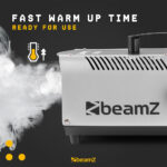 BeamZ S1500 DMX Smoke Machine & Soft Case