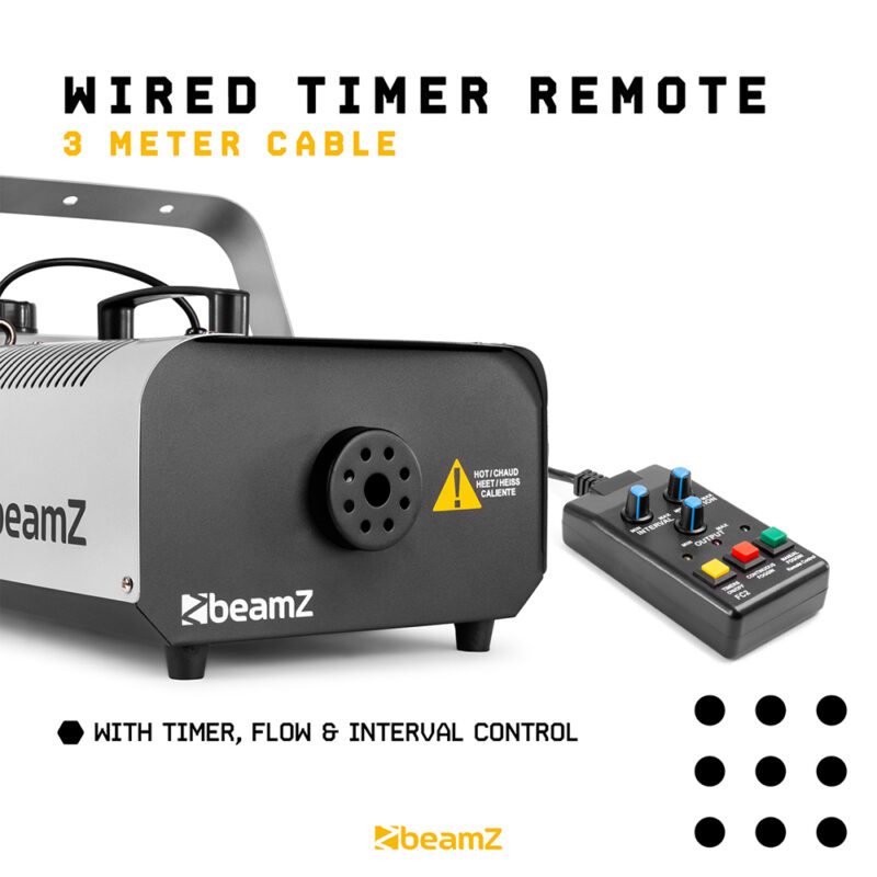 BeamZ S1500 DMX Smoke Machine & Soft Case