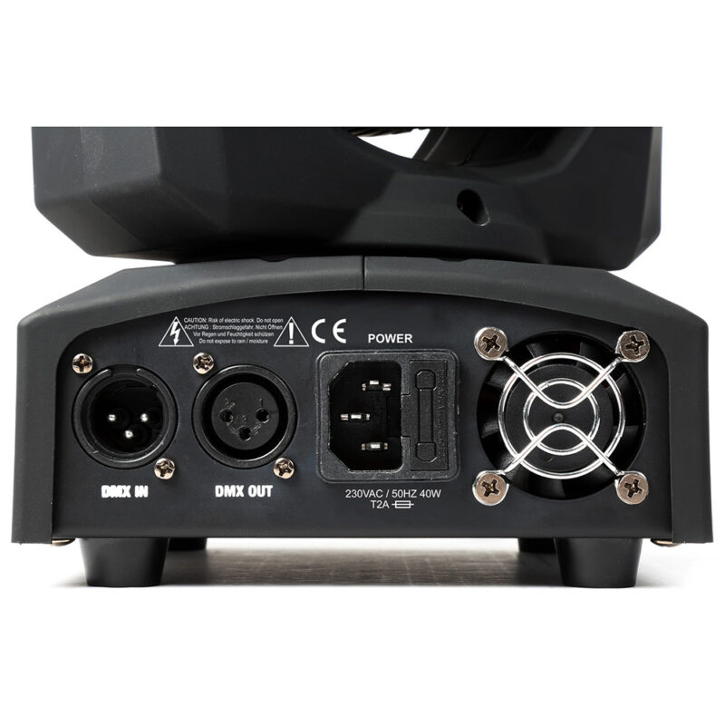 BeamZ Panther25 LED Moving Head Light Pair & Soft Case