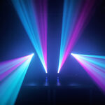 BeamZ Panther25 LED Moving Head Light Pair & Soft Case