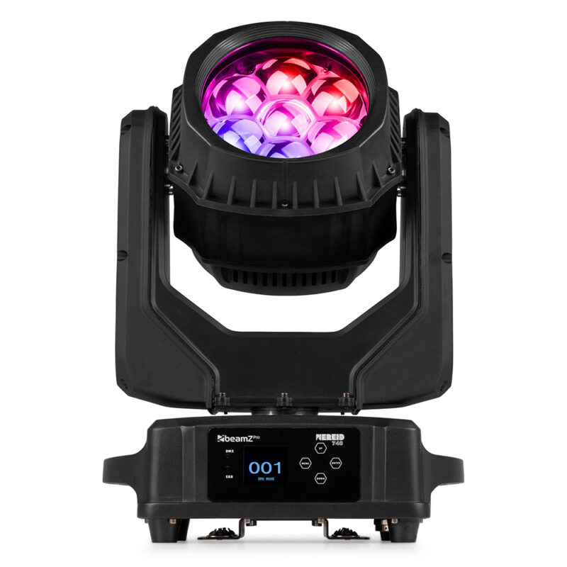 BeamZ PRO Nereid740 Outdoor Bee Eye Moving Head Wash Beam with Zoom