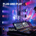 BeamZ EazyLink 5-Pin XLR Wireless DMX System with 7 Receivers & Dock