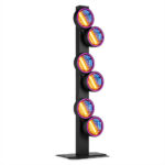 BeamZ RB640 Motorised Retro Stage Blinder Effects Tower 6x 40W COB LED