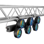 BeamZ RB640 Motorised Retro Stage Blinder Effects Tower 6x 40W COB LED