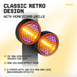BeamZ RB640 Motorised Retro Stage Blinder Effects Tower 6x 40W COB LED