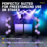 BeamZ RB640 Motorised Retro Stage Blinder Effects Tower 6x 40W COB LED