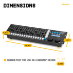 BeamZ BZ512P 19″ Rack Mountable 3-Pin DMX Controller – 512 Channels