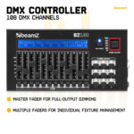 BeamZ BZ108 Compact 3-Pin DMX Controller for LED Lights – 108 Channels