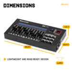 BeamZ BZ108 Compact 3-Pin DMX Controller for LED Lights – 108 Channels