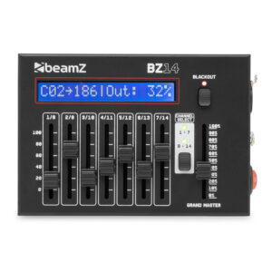 BeamZ BZ108 Compact 3-Pin DMX Controller for LED Lights – 108 Channels