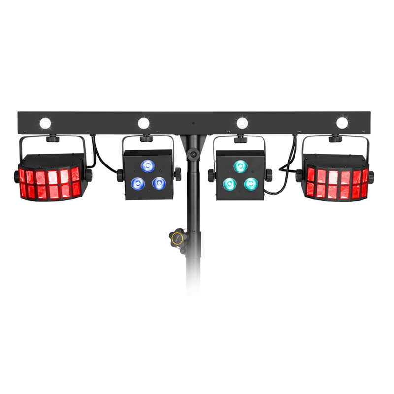 BeamZ SHOWBAR FREE2 Party Bar Lighting Kit with Strobe & Derby Effects