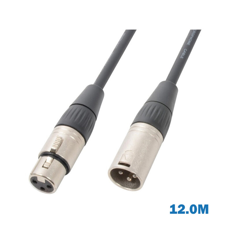 3x PD Connex 3-Pin DMX Lighting Cable – 12m