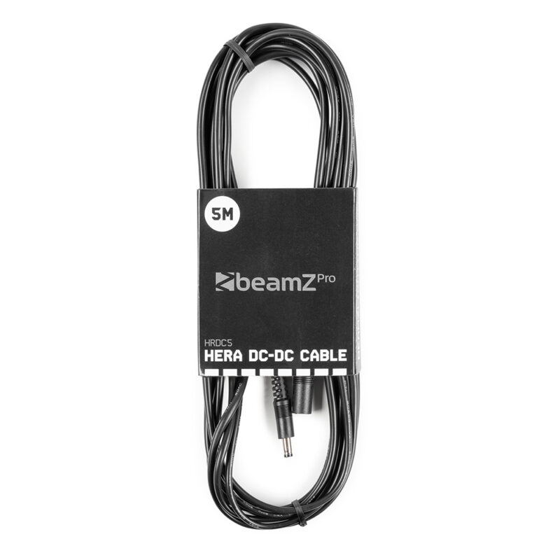 BeamZ Pro Hera HRDC5 Male to Female DC Power Extension Cable – 5m BeamZ Pro Hera HRDC5 Male to Female DC Power Extension Cable – 5m