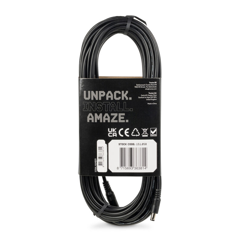 BeamZ Pro Hera HRDC10 Male to Female DC Power Extension Cable – 10m
