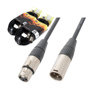 3x PD Connex 3-Pin DMX Lighting Cable – 3m 3x PD Connex 3-Pin DMX Lighting Cable – 3m