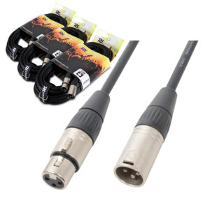 2x PD Connex 3-Pin DMX Lighting Cable – 1.5m