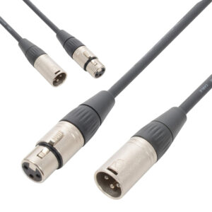 2x PD Connex 3-Pin DMX Lighting Cable – 1.5m 2x PD Connex 3-Pin DMX Lighting Cable – 1.5m