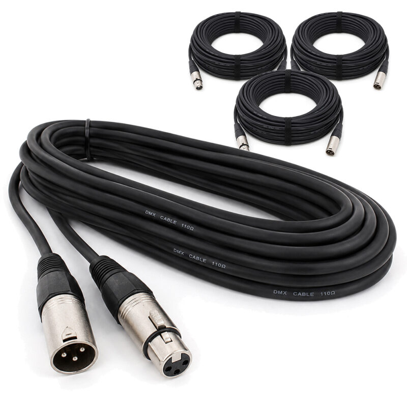 4x PD Connex CX100-25 DMX Lighting Cable – 25m 4x PD Connex CX100-25 DMX Lighting Cable – 25m