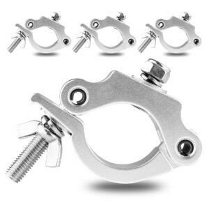 2x BeamZ BC50-500 Half Coupler Lighting Fixture Clamp 500kg – Aluminium