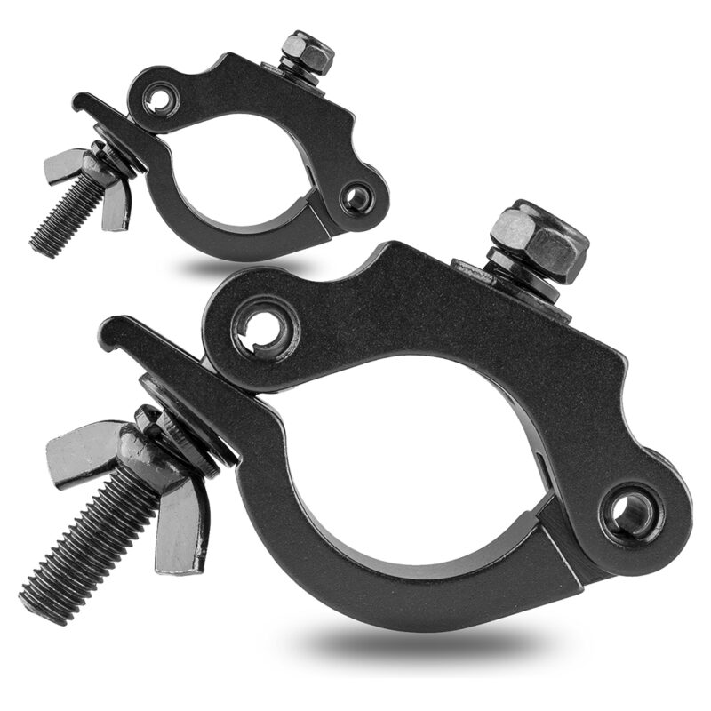 2x BeamZ BC50-500 Half Coupler Lighting Fixture Clamp 500kg – Black 2x BeamZ BC50-500 Half Coupler Lighting Fixture Clamp 500kg – Black