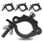 4x BeamZ BC50-500 Half Coupler Lighting Fixture Clamp 500kg – Black