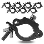8x BeamZ BC50-500 Half Coupler Lighting Fixture Clamp 500kg – Black