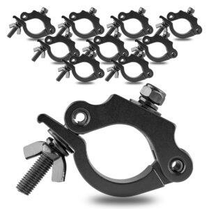 10x BeamZ BC50-500 Half Coupler Lighting Fixture Clamp 500kg – Black 10x BeamZ BC50-500 Half Coupler Lighting Fixture Clamp 500kg – Black