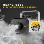 BeamZ SHOWBAR FREE2 Party Bar Lighting Kit with Stand & Smoke Machine
