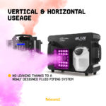 BeamZ BLAZE1200 1200W Vertical Smoke Machine 24x4W 4in1 LED & 5L Fluid