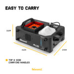 BeamZ BLAZE1200 1200W Vertical Smoke Machine 24x4W 4in1 LED & 5L Fluid