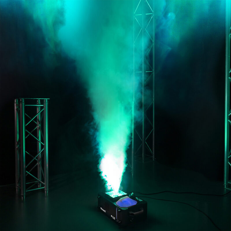 BeamZ BLAZE1200 1200W Vertical Smoke Machine 24x4W 4in1 LED & 5L Fluid