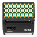 4x BeamZ Pro NUKE4 Motorised Strobe Beam Outdoor Light with Flightcase