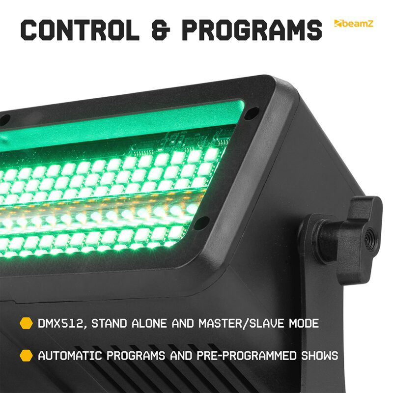 BeamZ BS340 Strobe Light – LED Wash & Stage Blinder Combi Fixture
