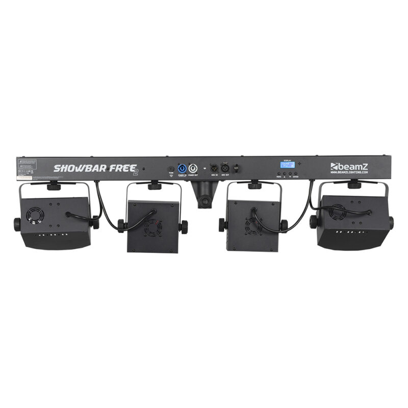 BeamZ SHOWBAR FREE2 Party Bar Lighting Kit with Stand & Smoke Machine