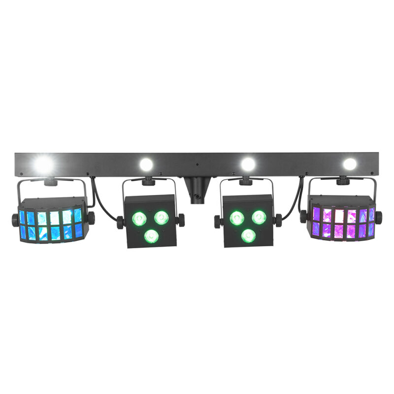 BeamZ SHOWBAR FREE2 Party Bar Lighting Kit with Stand & Smoke Machine