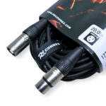 2x PD Connex CX100-20 3-Pin XLR DMX Lighting Cable – Male/Female 20m