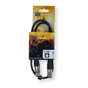 PD Connex CX100-0.7 3-Pin DMX Lighting Cable – Male/Female 0.75m