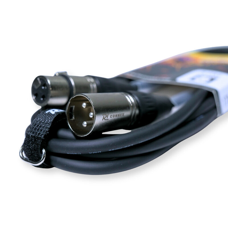 PD Connex CX100-3 3-Pin XLR DMX Lighting Cable – Male/Female 3m